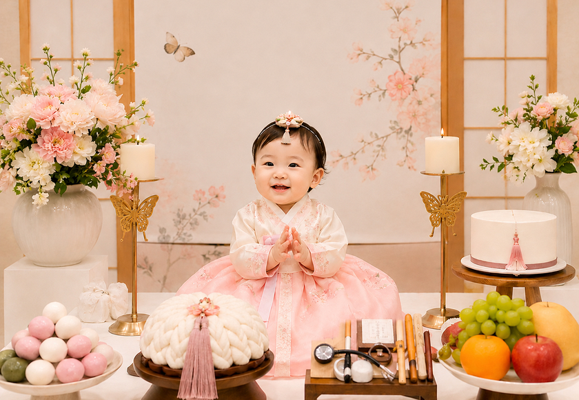 돌·백일 사진 미리 정리·앨범 가이드
