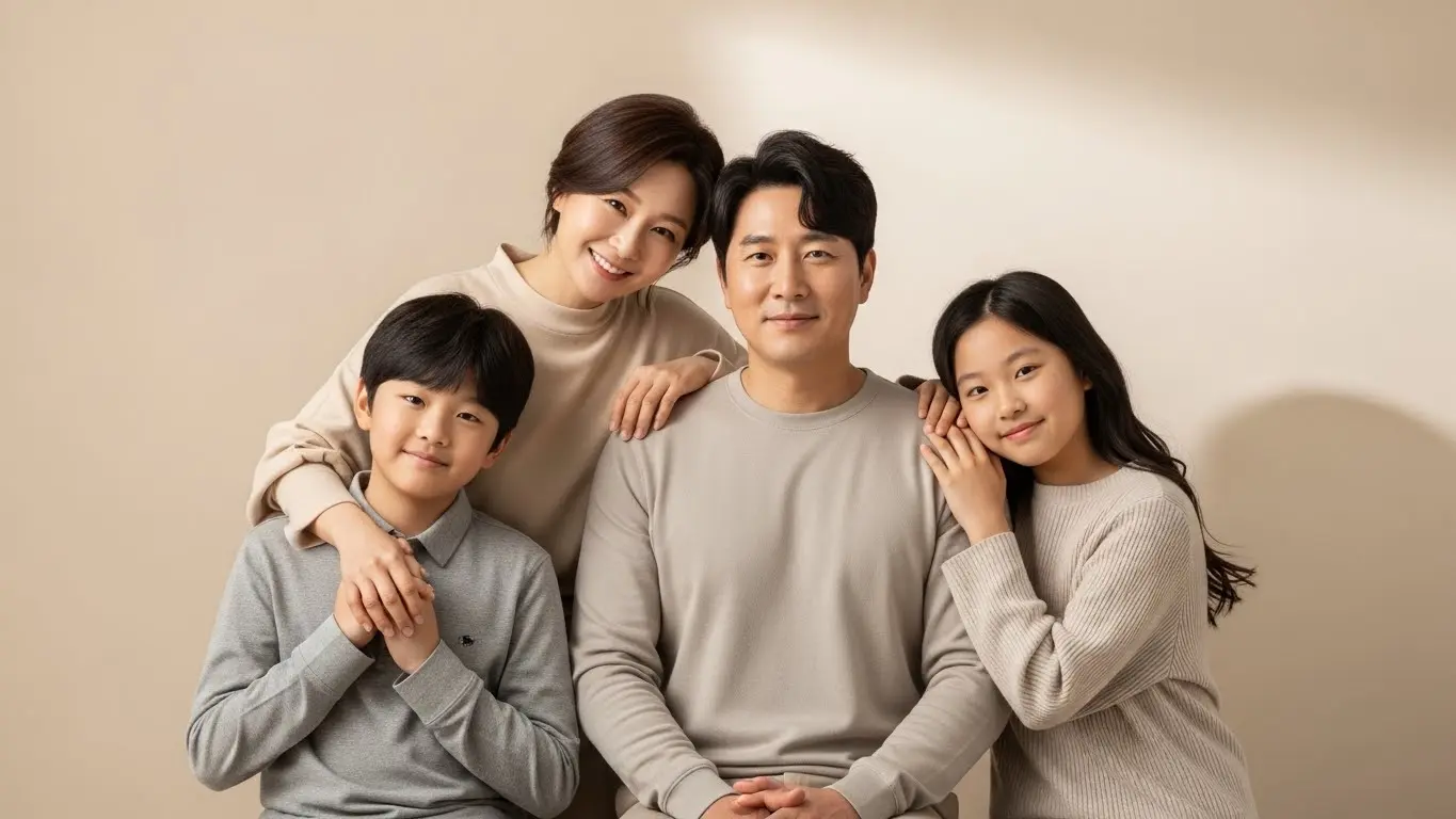 가족사진 포즈 총정리