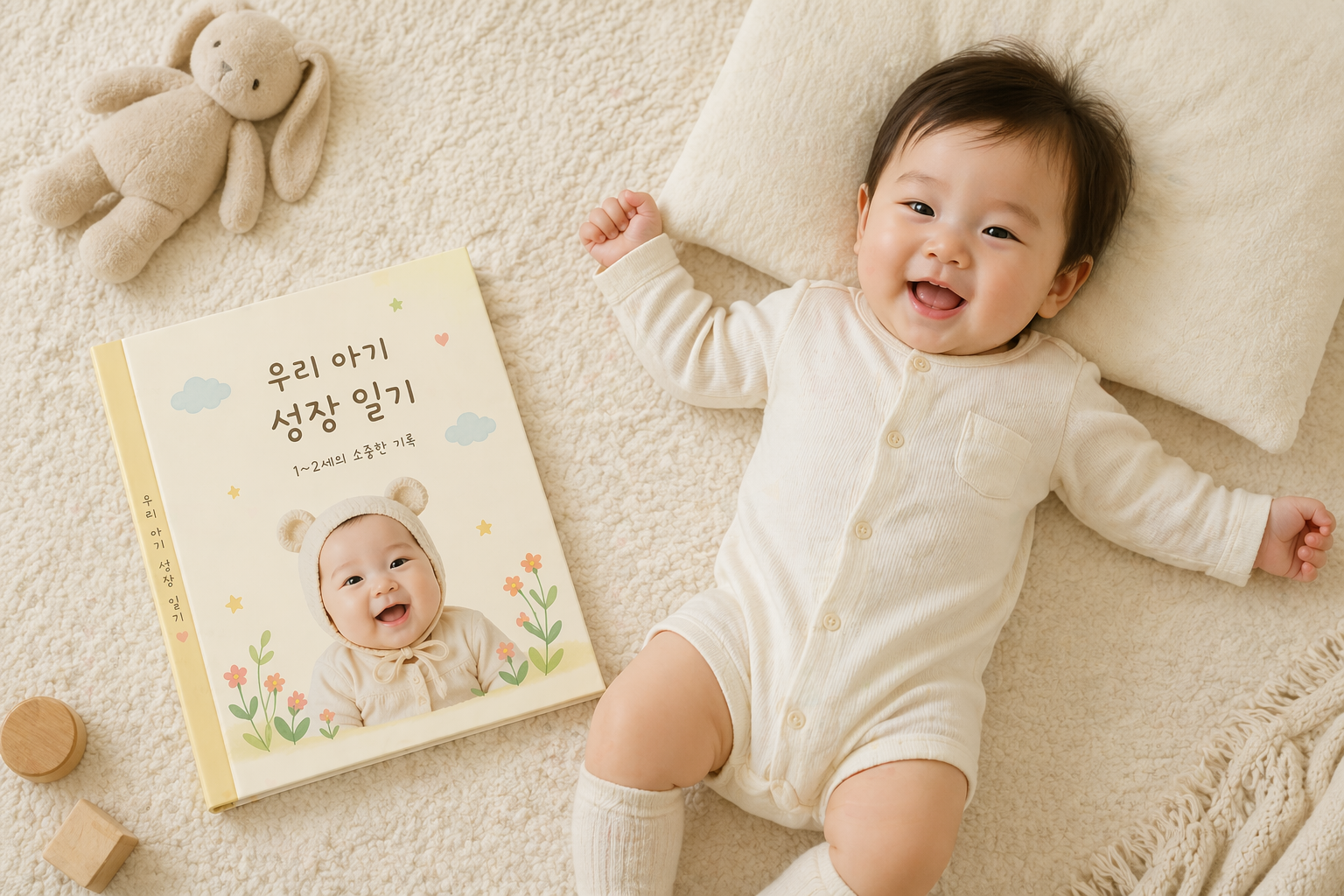 아이 성장앨범 만드는 법