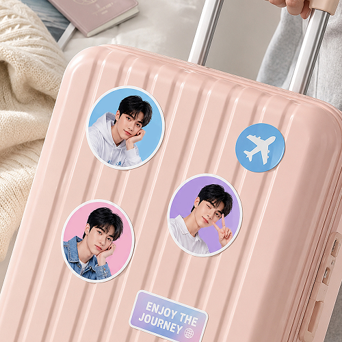 원형 싱글 스티커